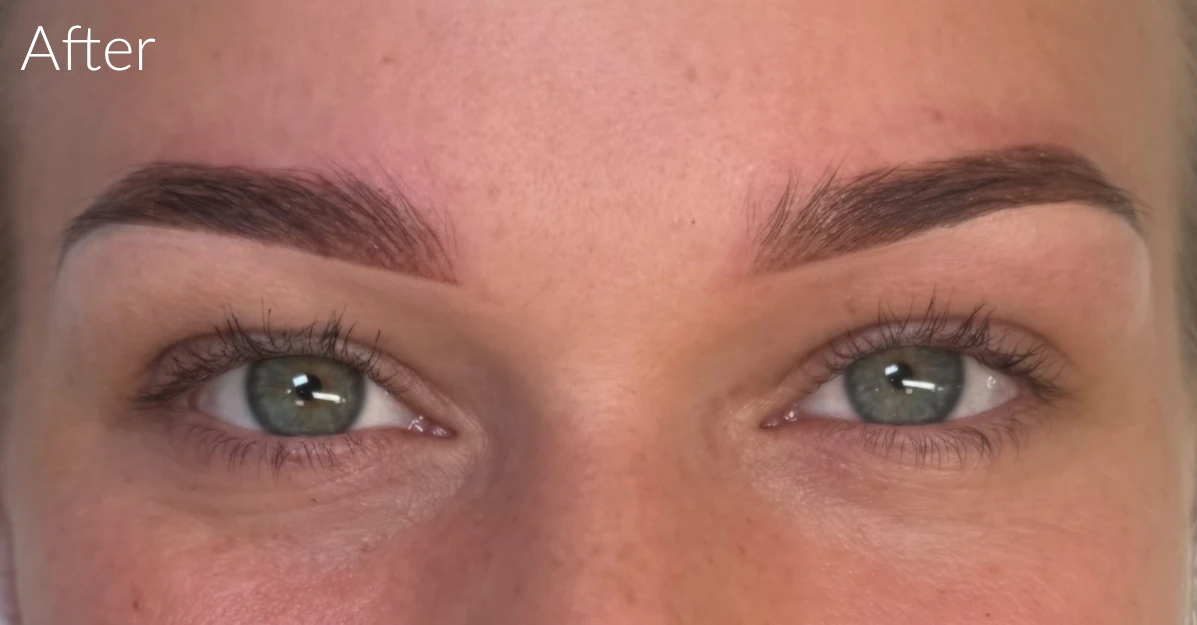 Ombre Powdered Brows Caulfield After Result